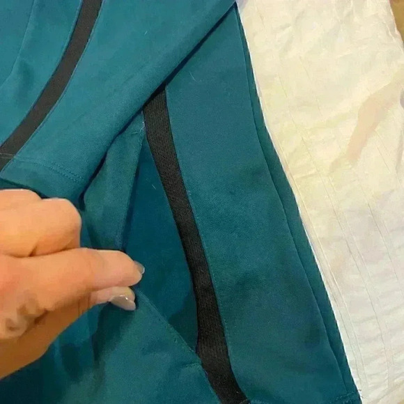 Nike Golf Mens Teal Black Pullover microfiber lined, size large - Picture 3 of 10